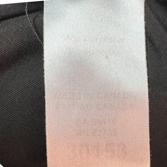 COMPLI K Black Slinky Knit Lagenlook Cardigan Tie Close Draped Pockets US Sz M - Picture 7 of 8